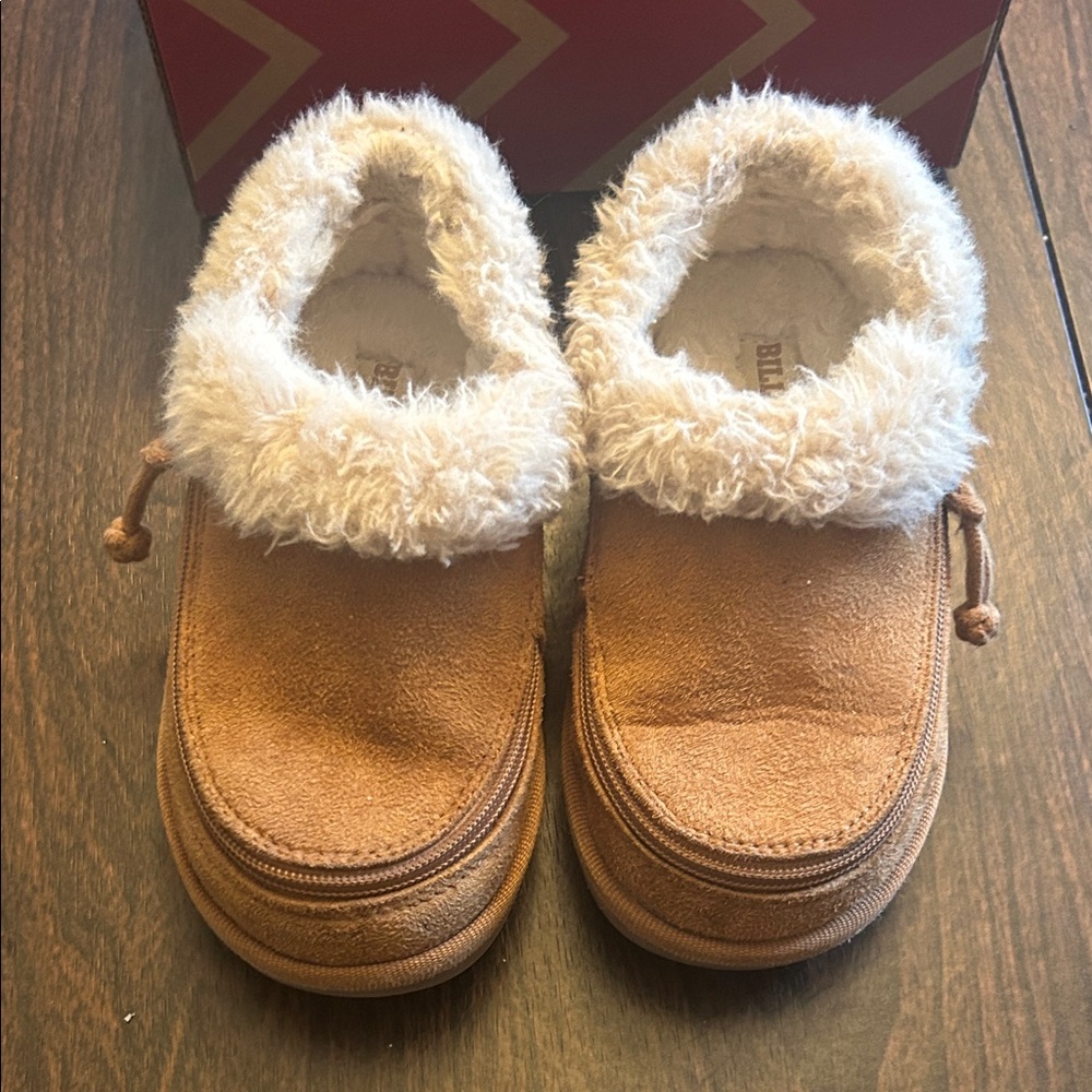Billy Footwear Cozy Brown Kids Slippers